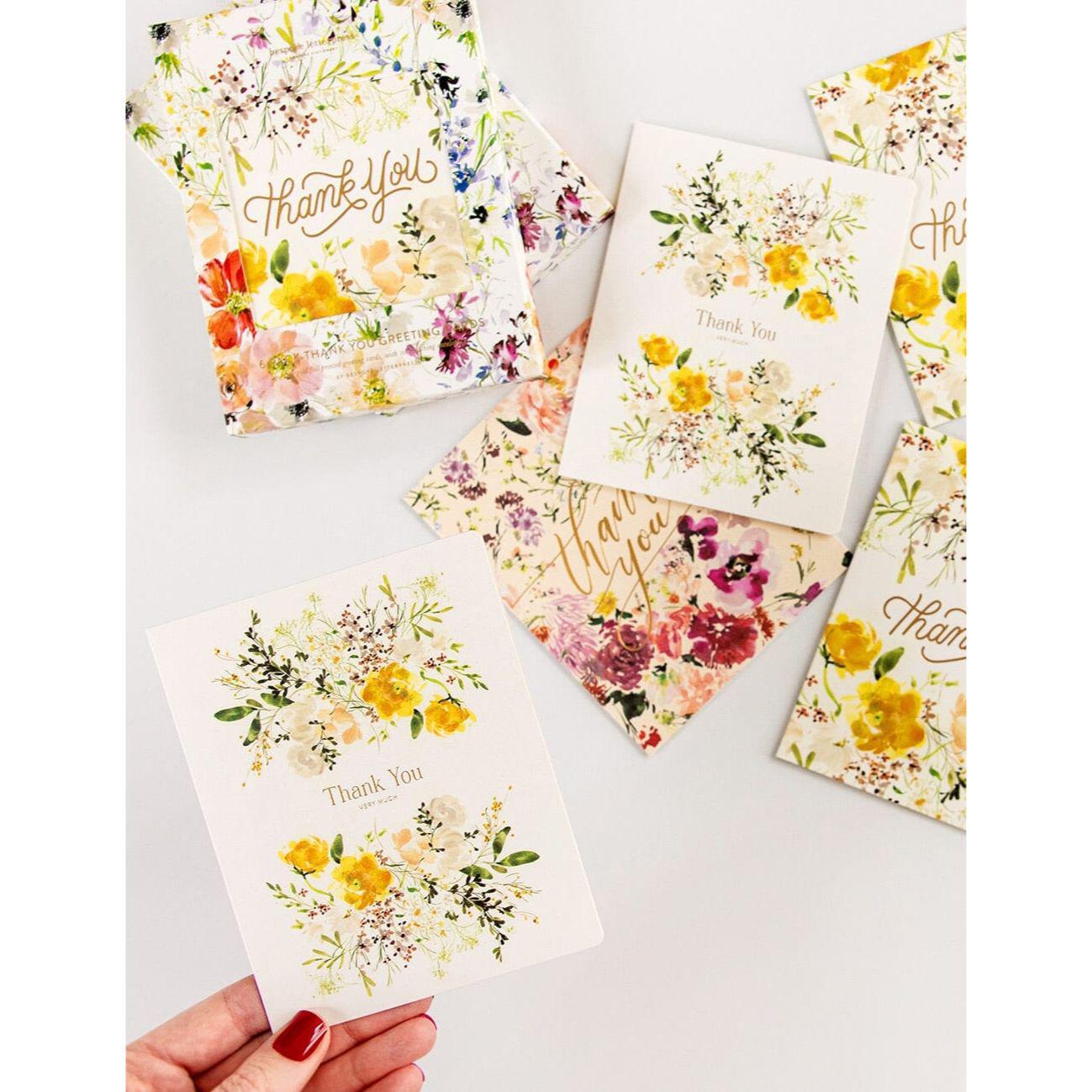 Ranunculus Thank You Card Boxset